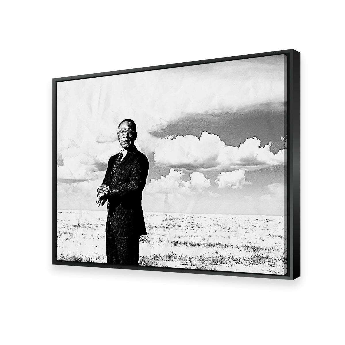 Stunning Gus Fring Grayscale Wall Art for Home Decor