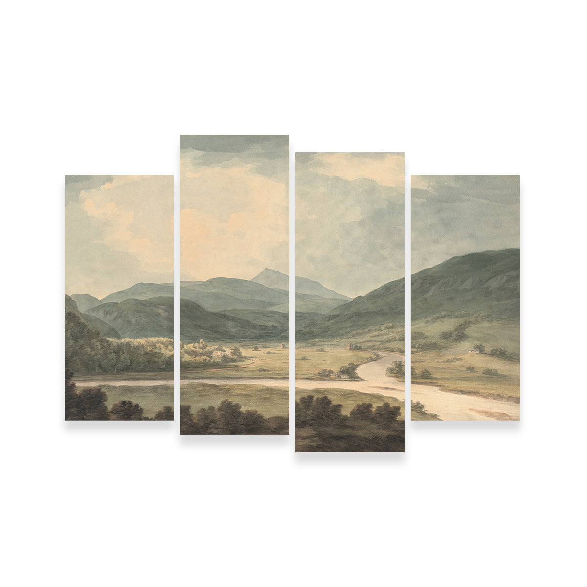 Stunning River Lands Wall Art by Denise Dundon