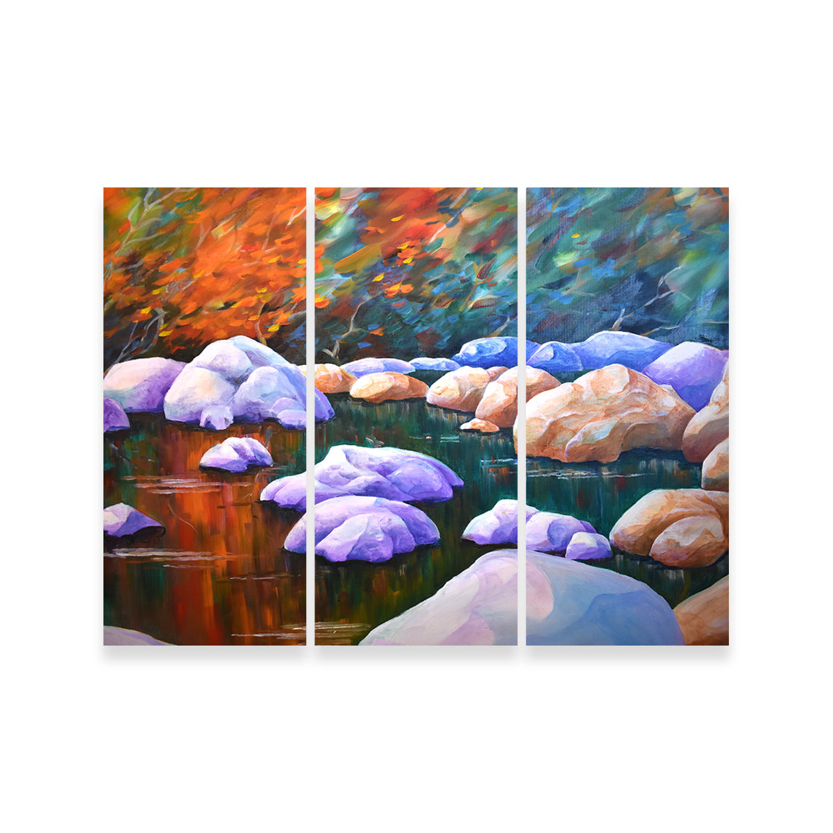 River's Quiet Moment Exquisite Wall Art by Gerry Segismundo