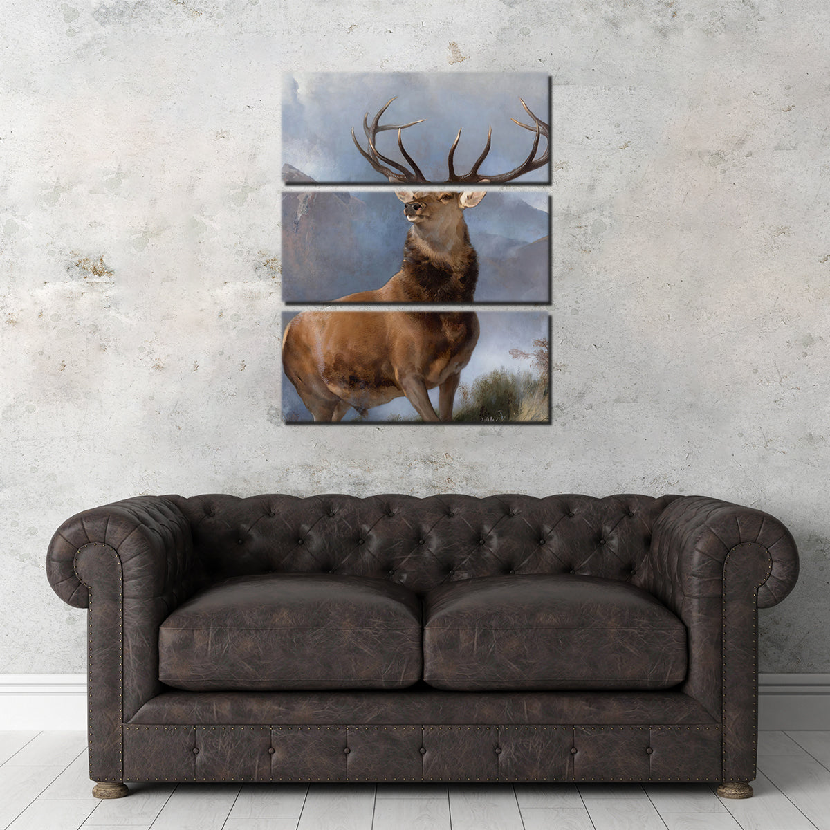 The Monarch of the Glen Premium Wall Art by Denise Dundon