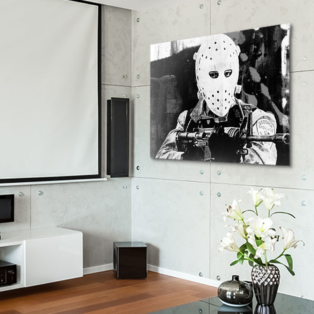 Stunning Heat - The Heist Grayscale Wall Art for Modern Decor