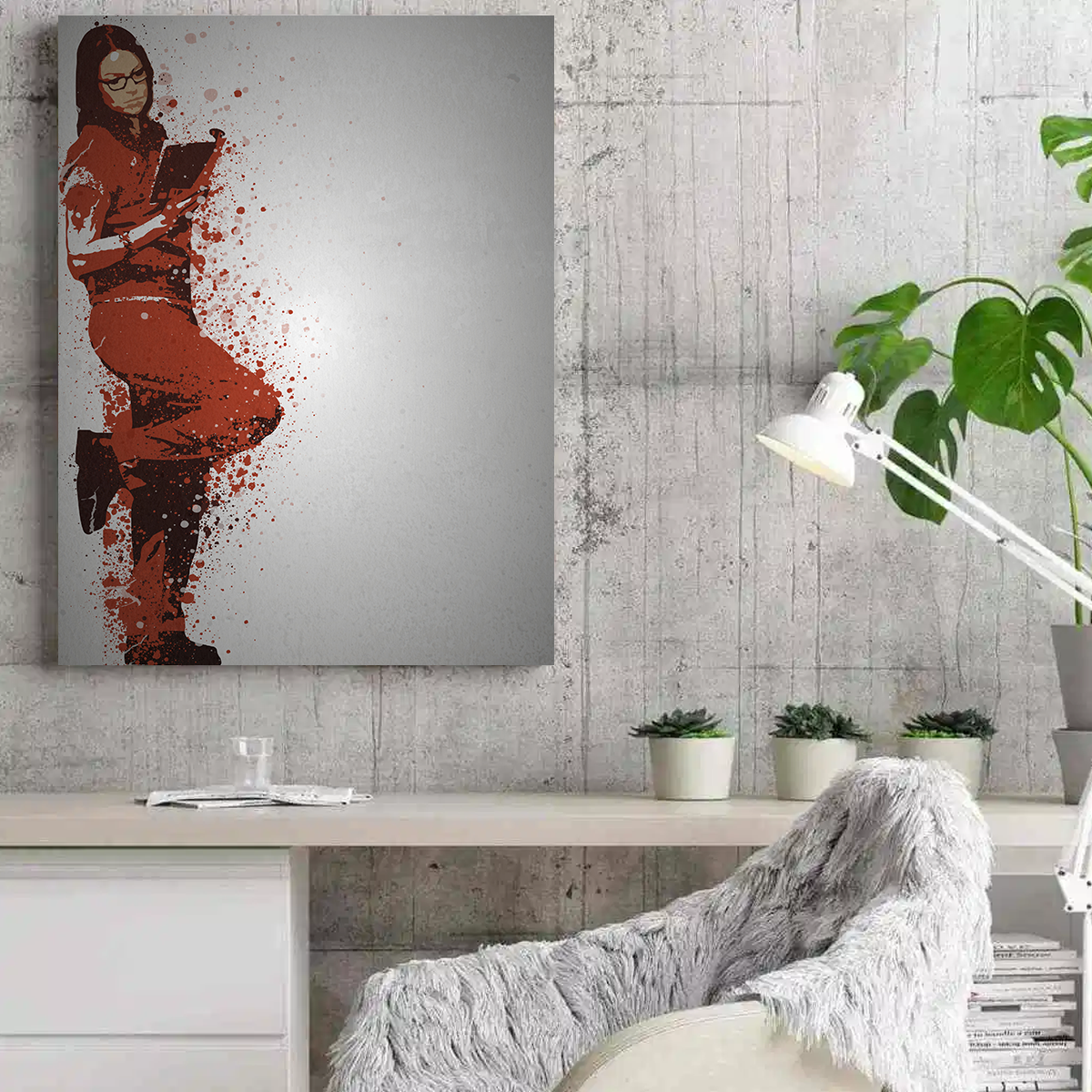 The Hot One Stunning Wall Art by TM Creative Design