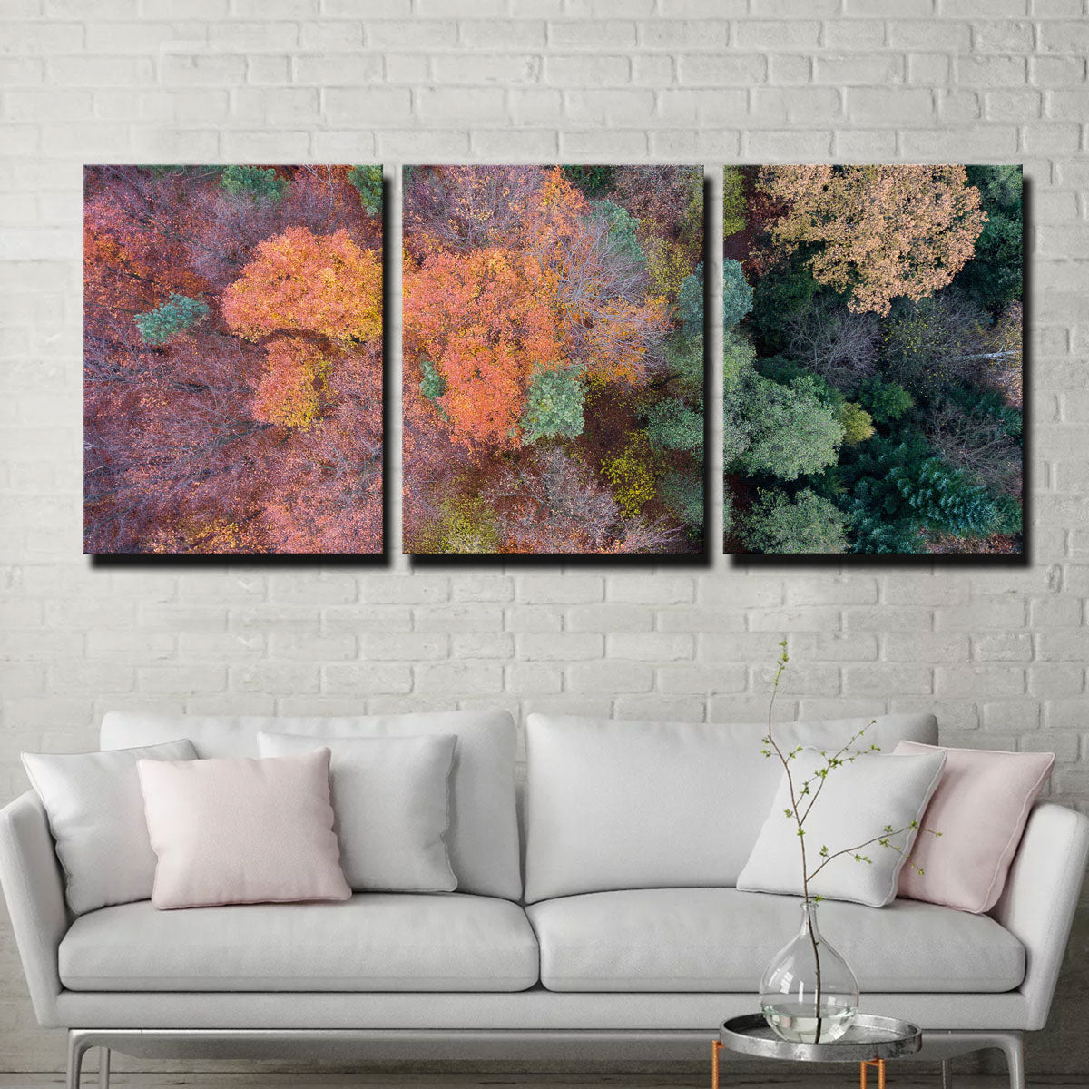 Stunning Orange and Green Wall Art by Karolis Janulis