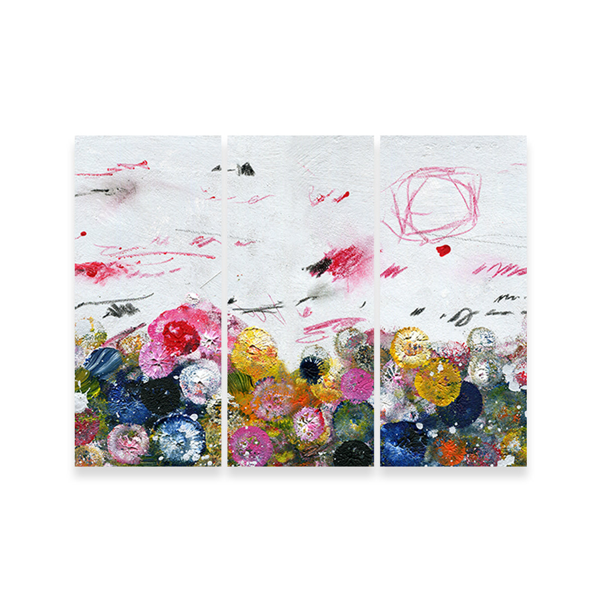 Eye - catching Circle Prints Wall Art by Evgeny Vetrov