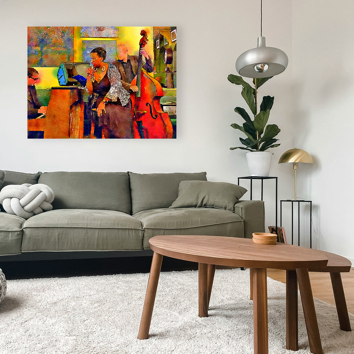 Exquisite Jazz Cafe Wall Art for Stunning Interior Decor