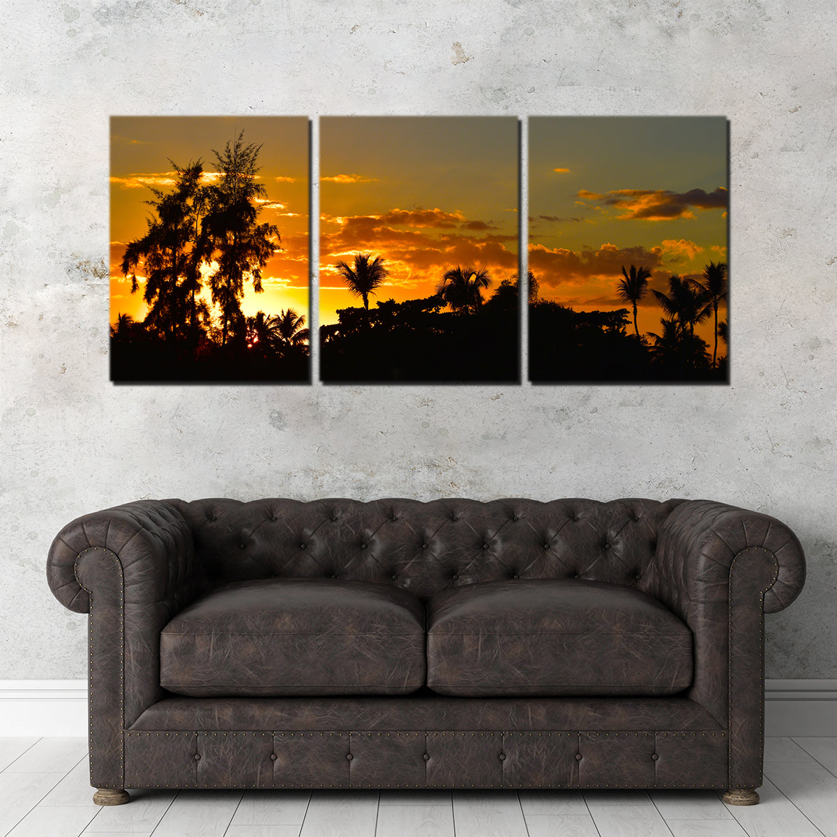 Dominican Sunset 3 Wall Art - Museum-Quality Handmade Canvas Prints