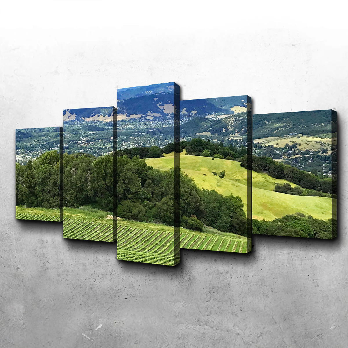 Stunning Rolling Hills and Vineyards of Sonoma County Wall Art for Your Home Decor