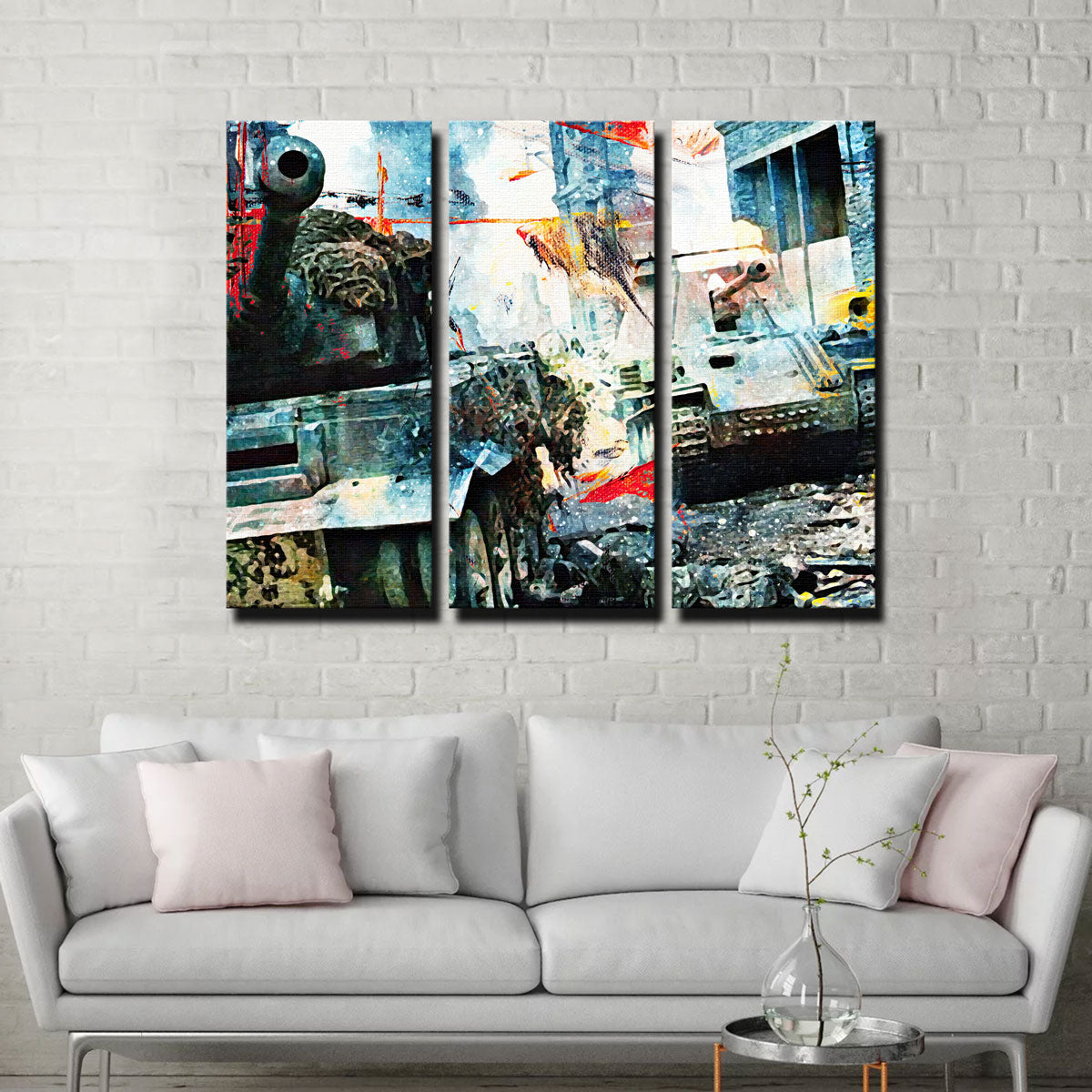 Epic Tank Battle Wall Art for Stunning Decor