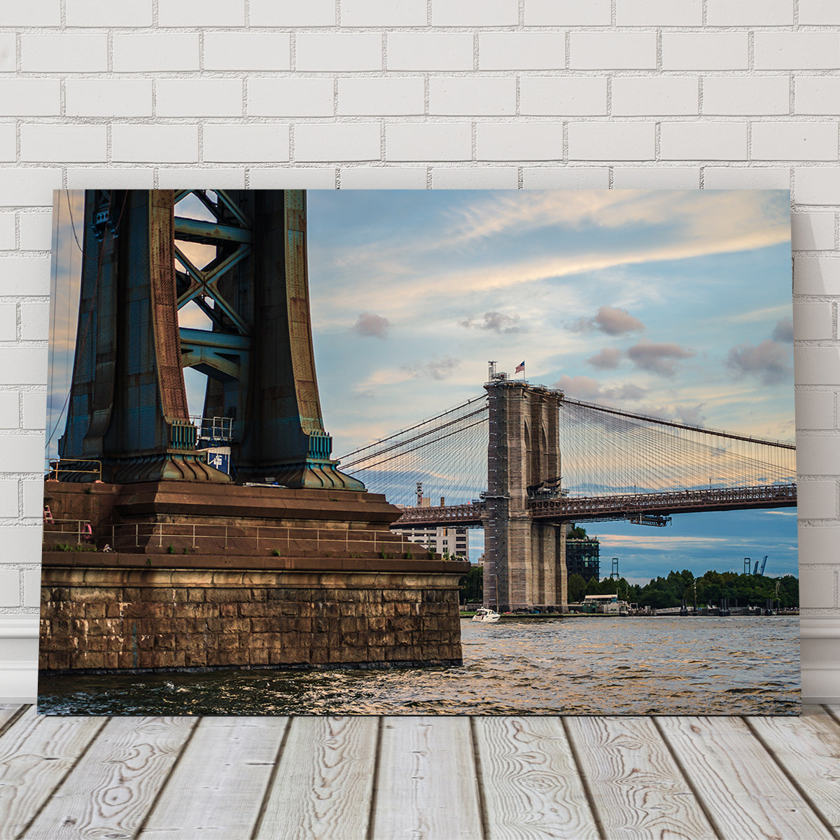 Stunning Dual Bridges Wall Art by Charity Dos Santos