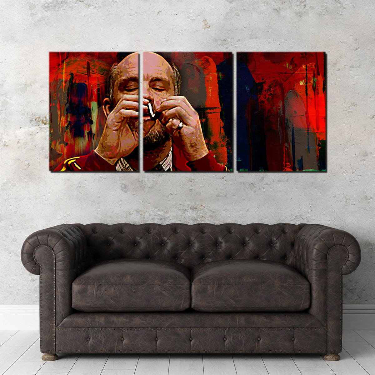 Teddy KGB High - Quality Handmade Wall Art for Your Home