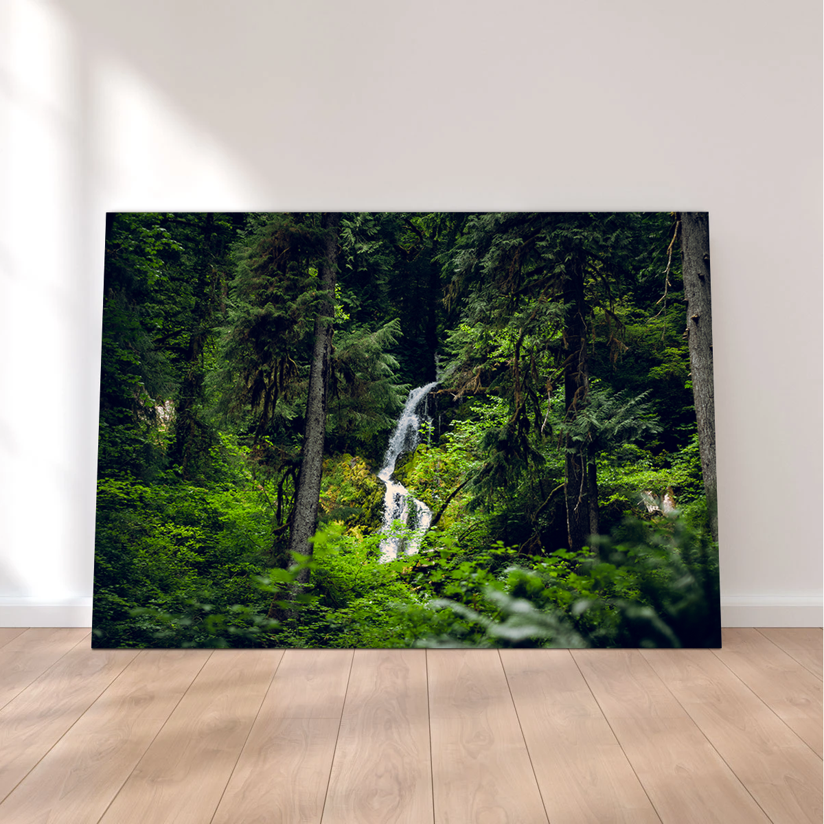 Exquisite Rainforest Waterfall Wall Art by Kyle Sherry