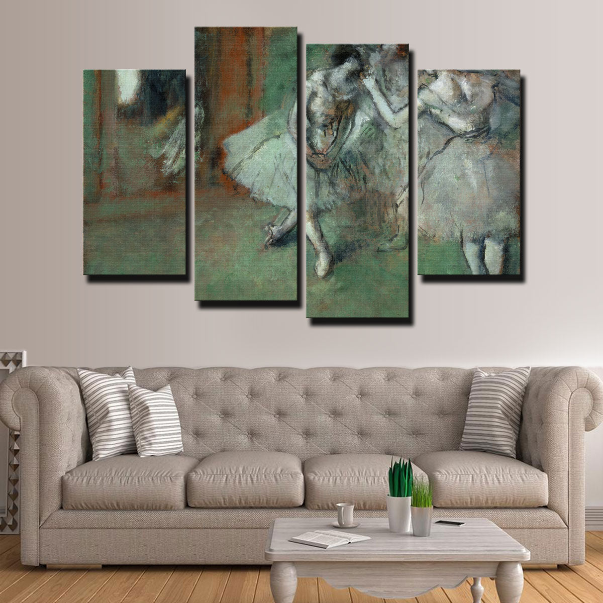 Edgar Degas' Enchanting Group of Dancers Wall Art