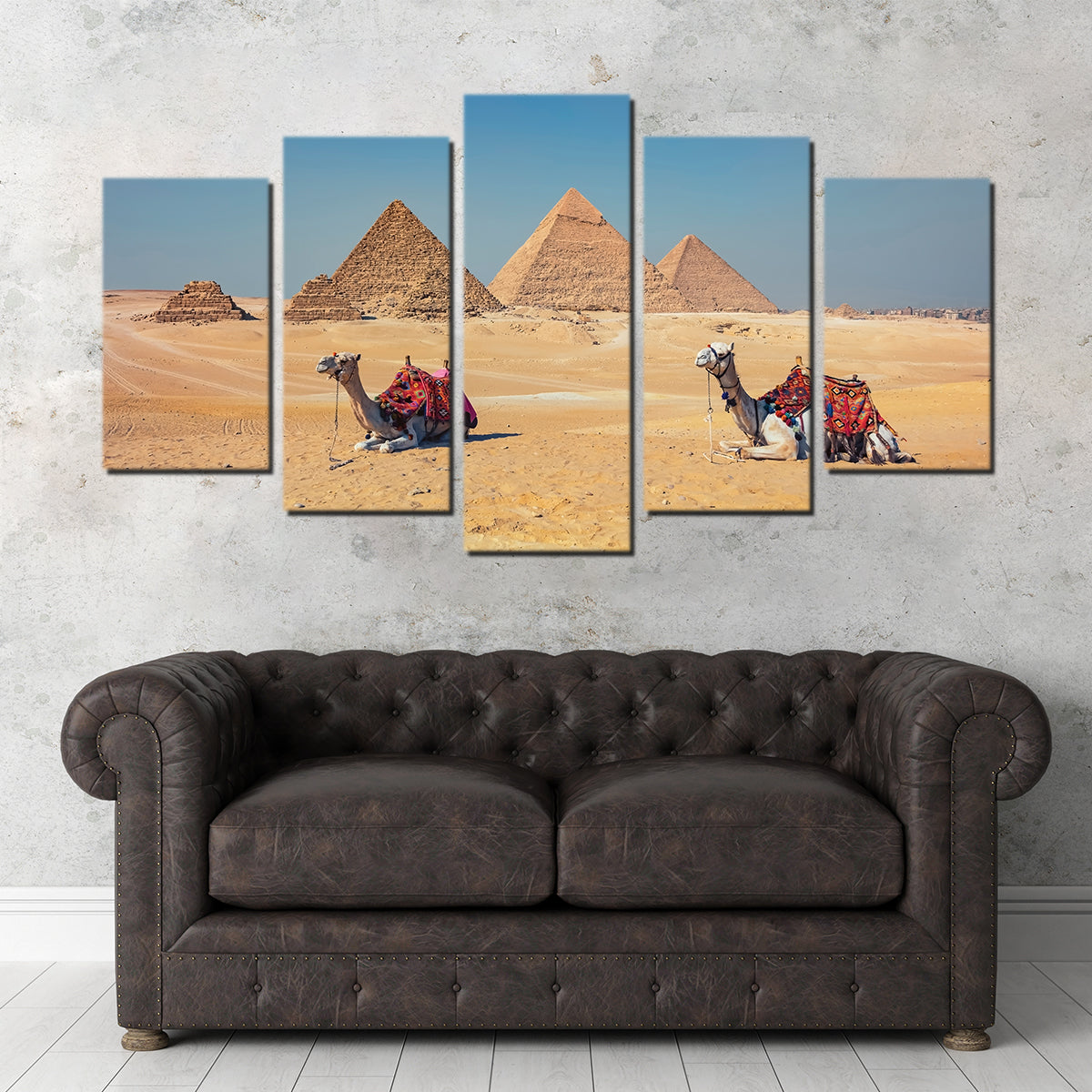 Giza Wall Art - Premium Handmade Canvas Artwork