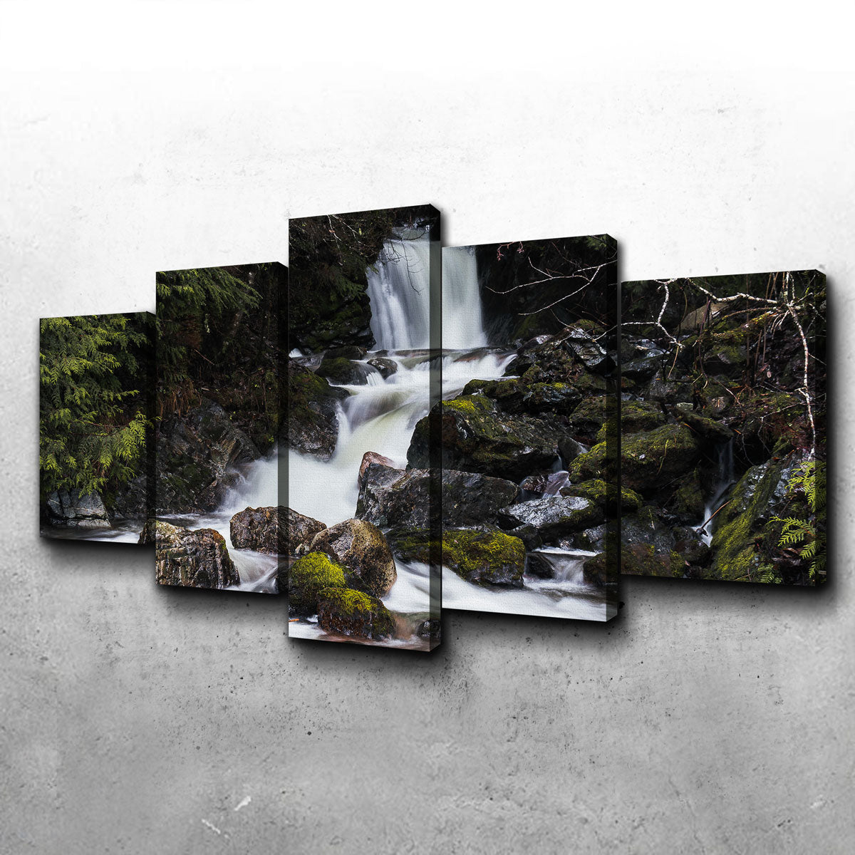 Stunning Roadside Waterfalls Wall Art by Mike Cotton