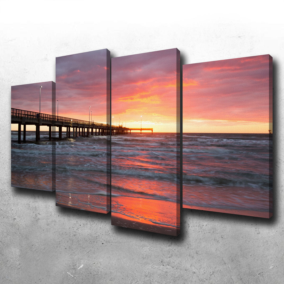 Stunning Bob Hall Pier Corpus Christi Wall Art for Your Home Decor