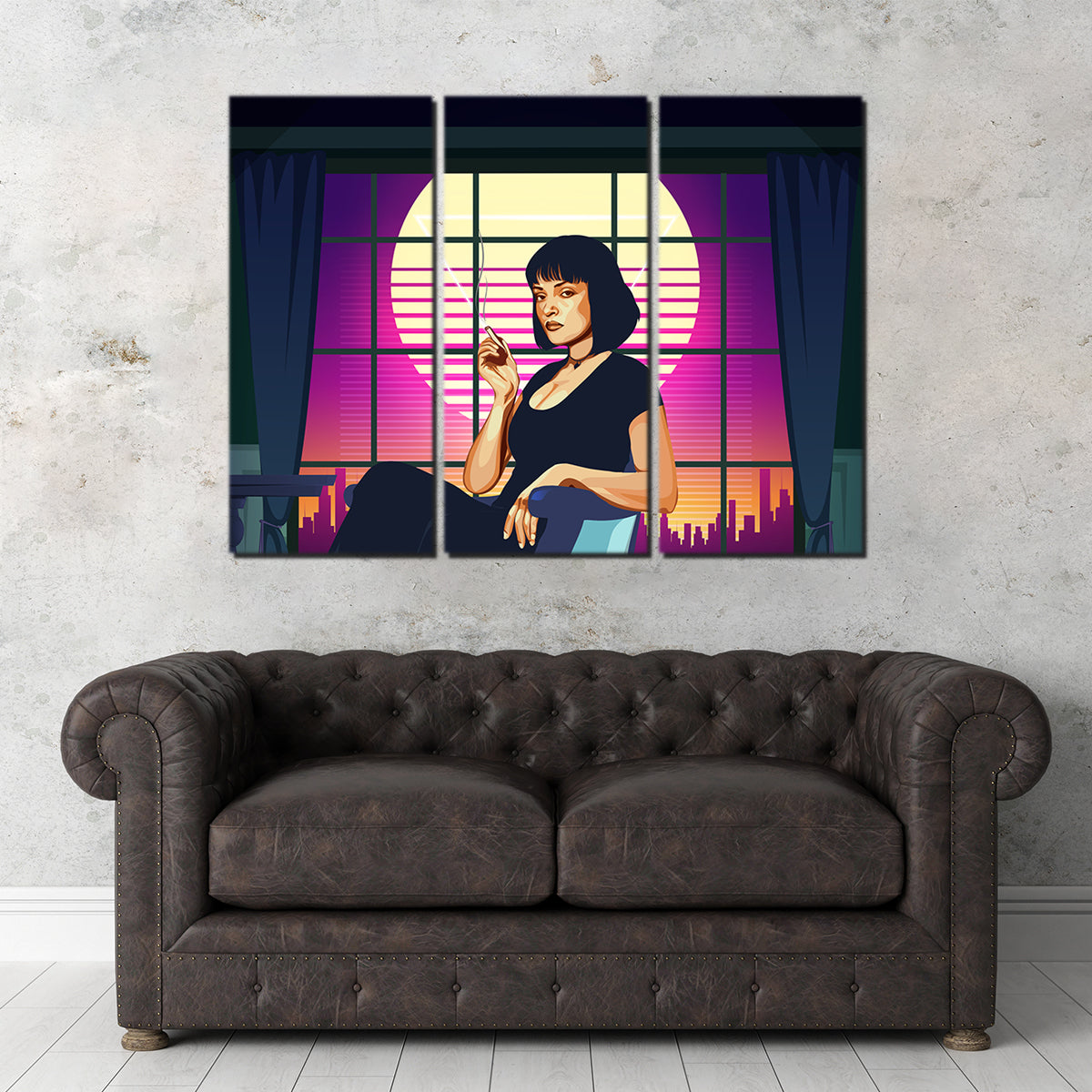 Pulp Fiction Iconic Scene Wall Art by Ralph & Laura Design