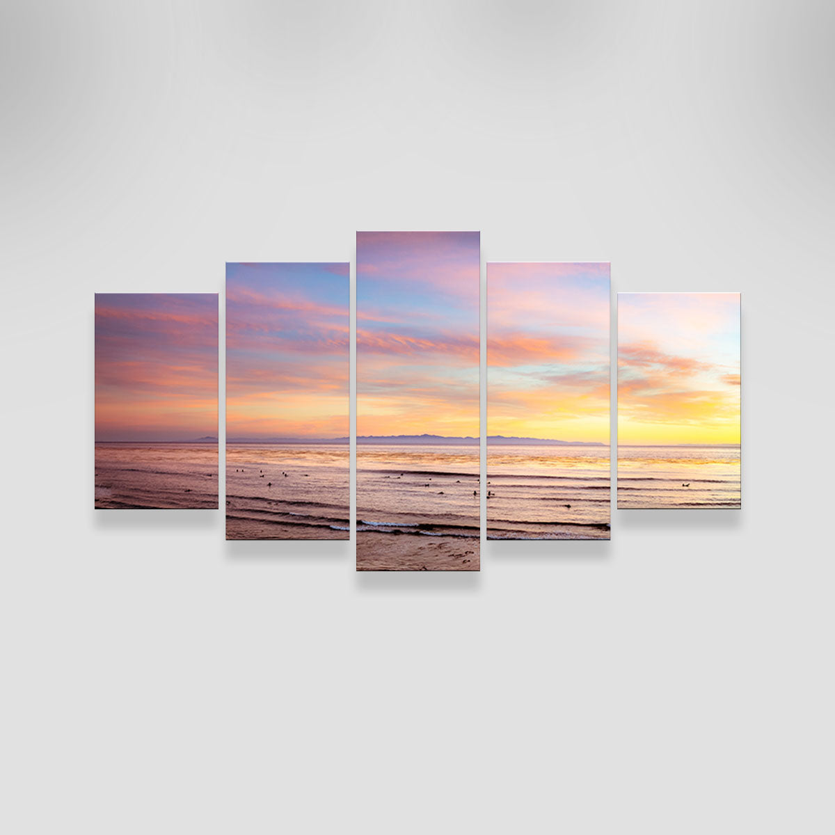 Stunning Devereux Sunset Wall Art by Kyle Sherry