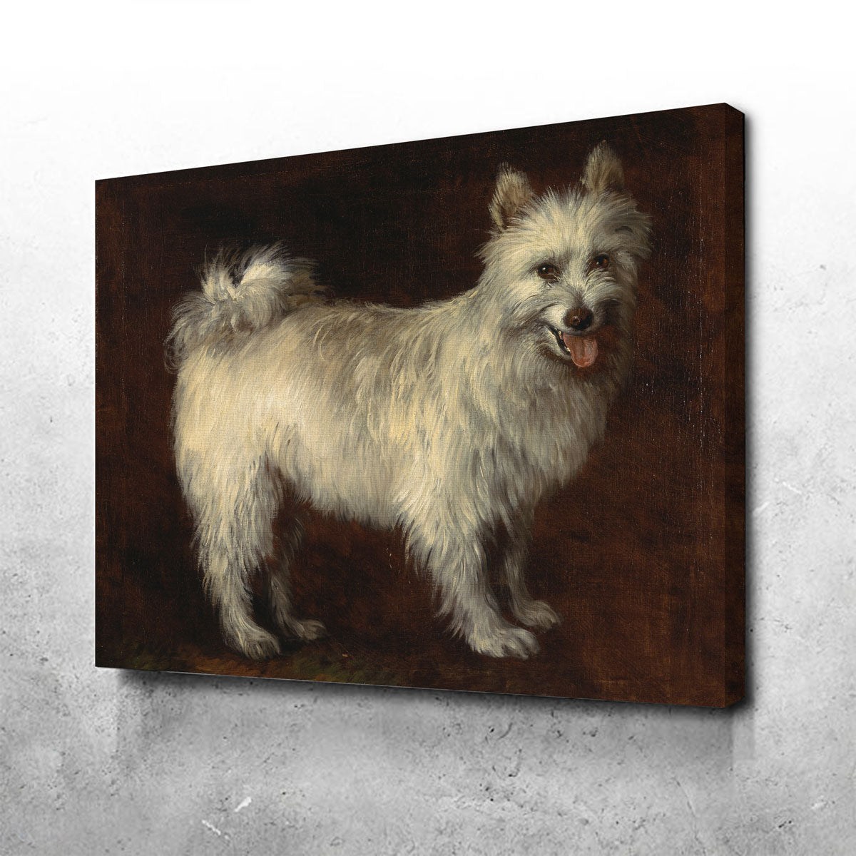 Charming Spitz Dog Wall Art by Thomas Gainsborough