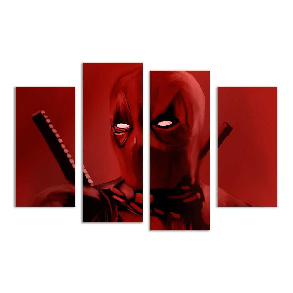Stunning Dead In Red Wall Art by Andy Brackpool