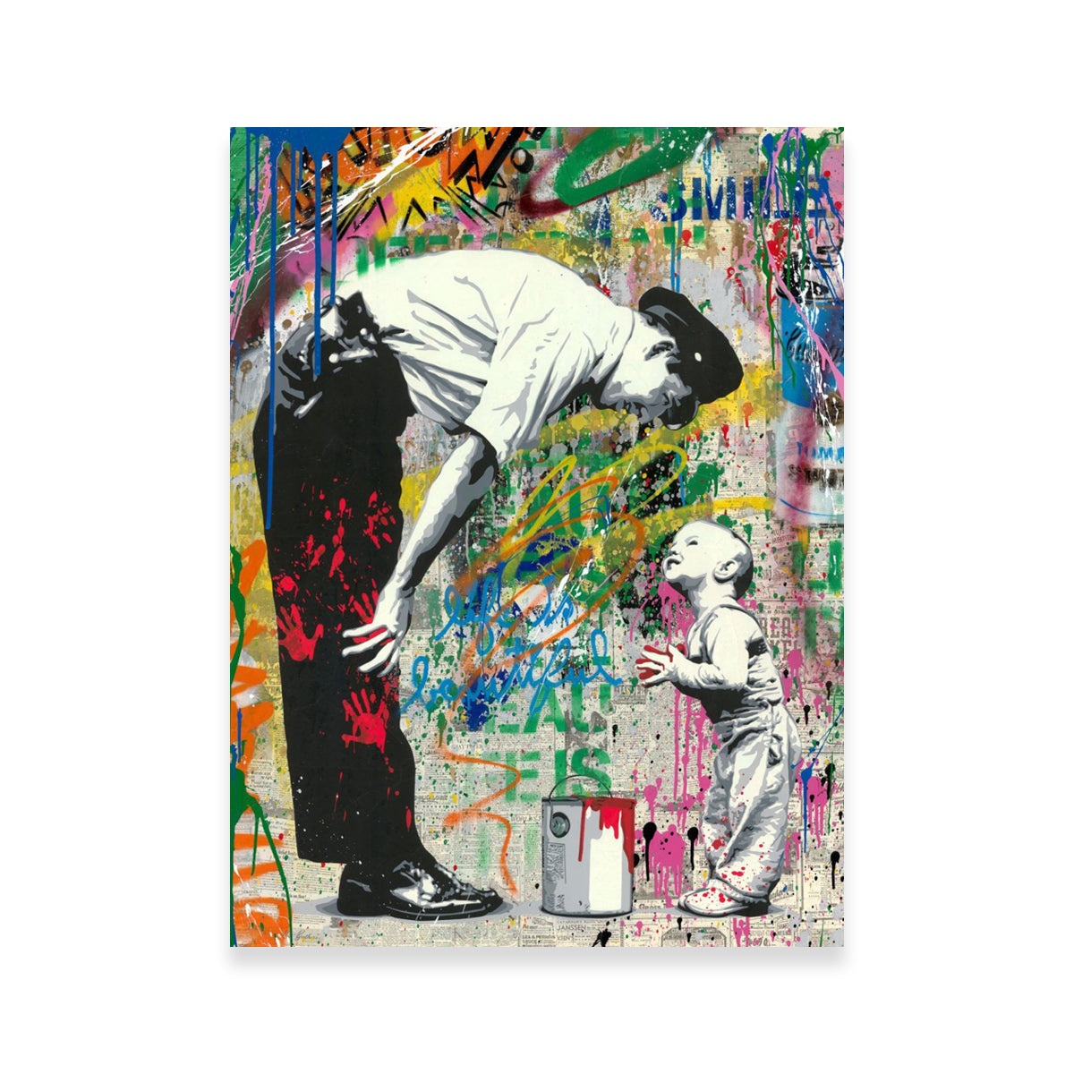 Stunning Like Father Like Son Wall Art by Ralph & Laura Design