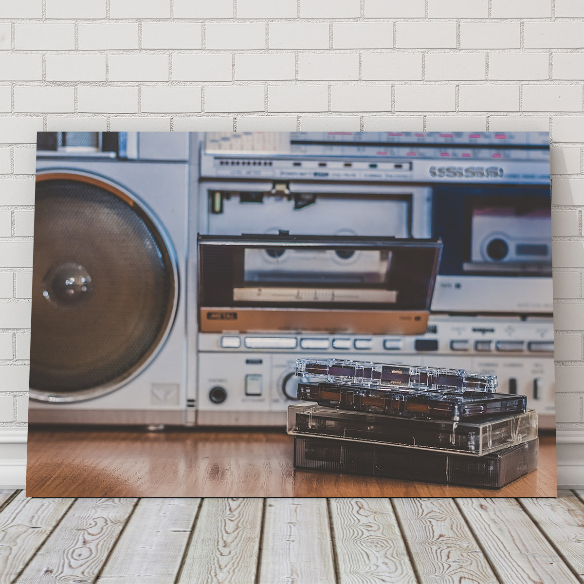 High - quality Boombox and Cassettes Set