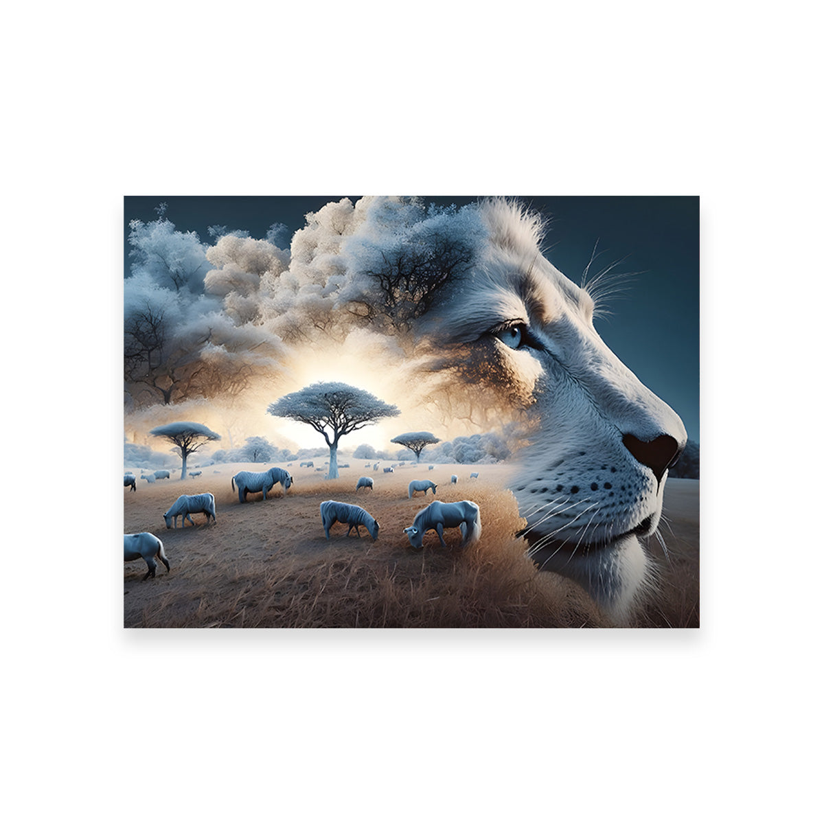 Roaring Majesty - Exquisite Handmade Canvas Prints