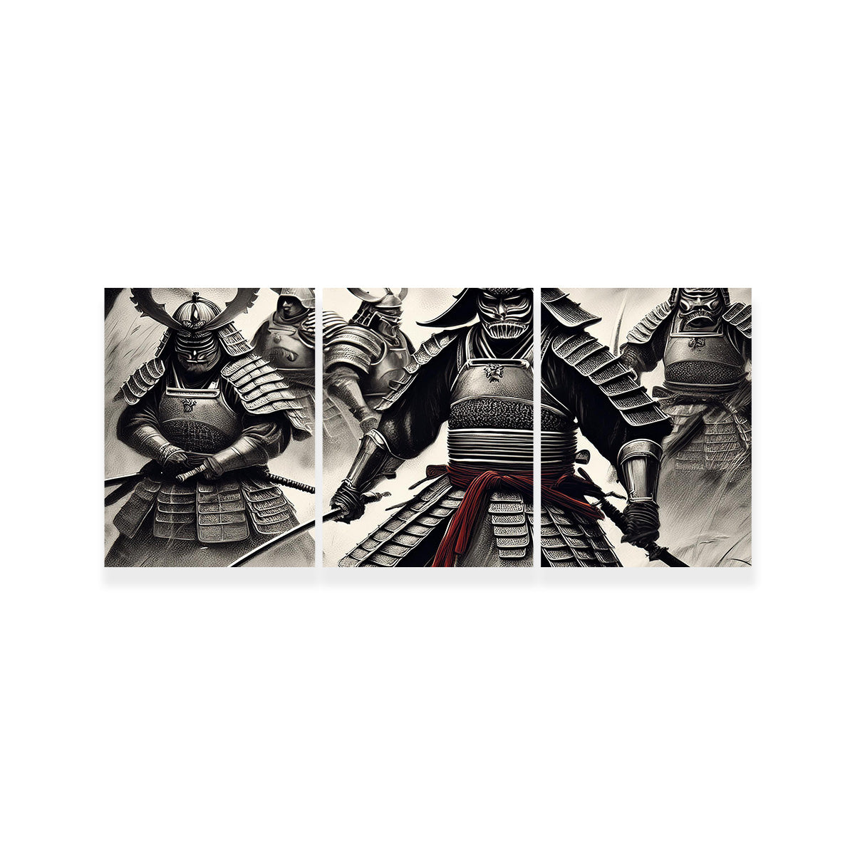 Authentic Samurai Battlefield Wall Art - Museum-Quality Canvas Print