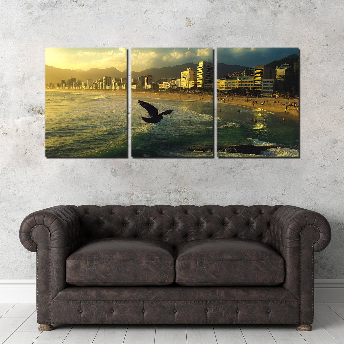 Exquisite Ipanema Rio Wall Art by Charity Dos Santos