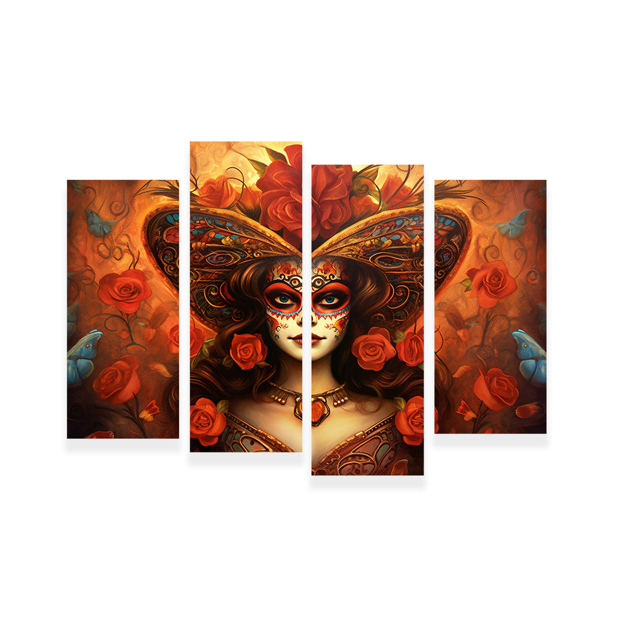 Stunning Day of the Dead Art Canvas Wall Art for Your Home Decor