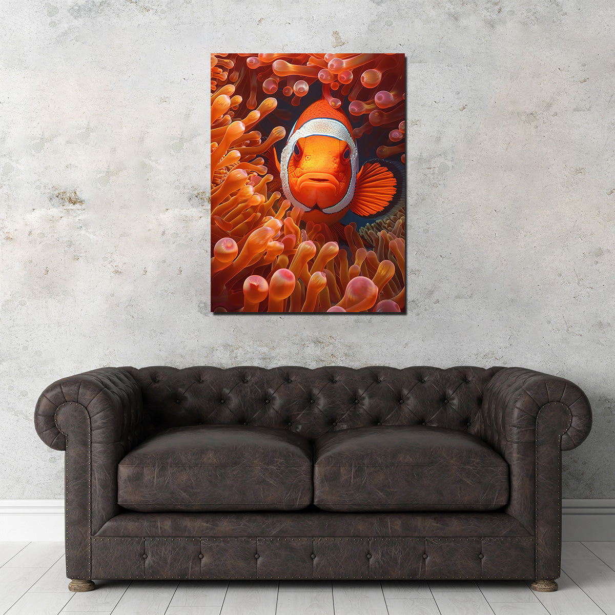 Eye - catching Clown Fish Wall Art for Home Decor