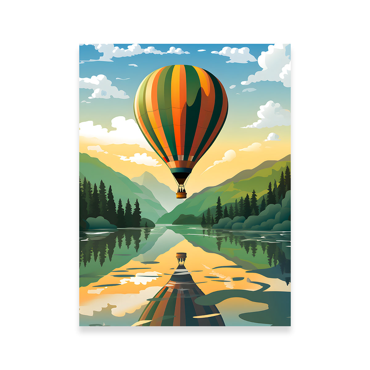 Exquisite France - Serre - Poncon Lake Wall Art by Valth Graphics