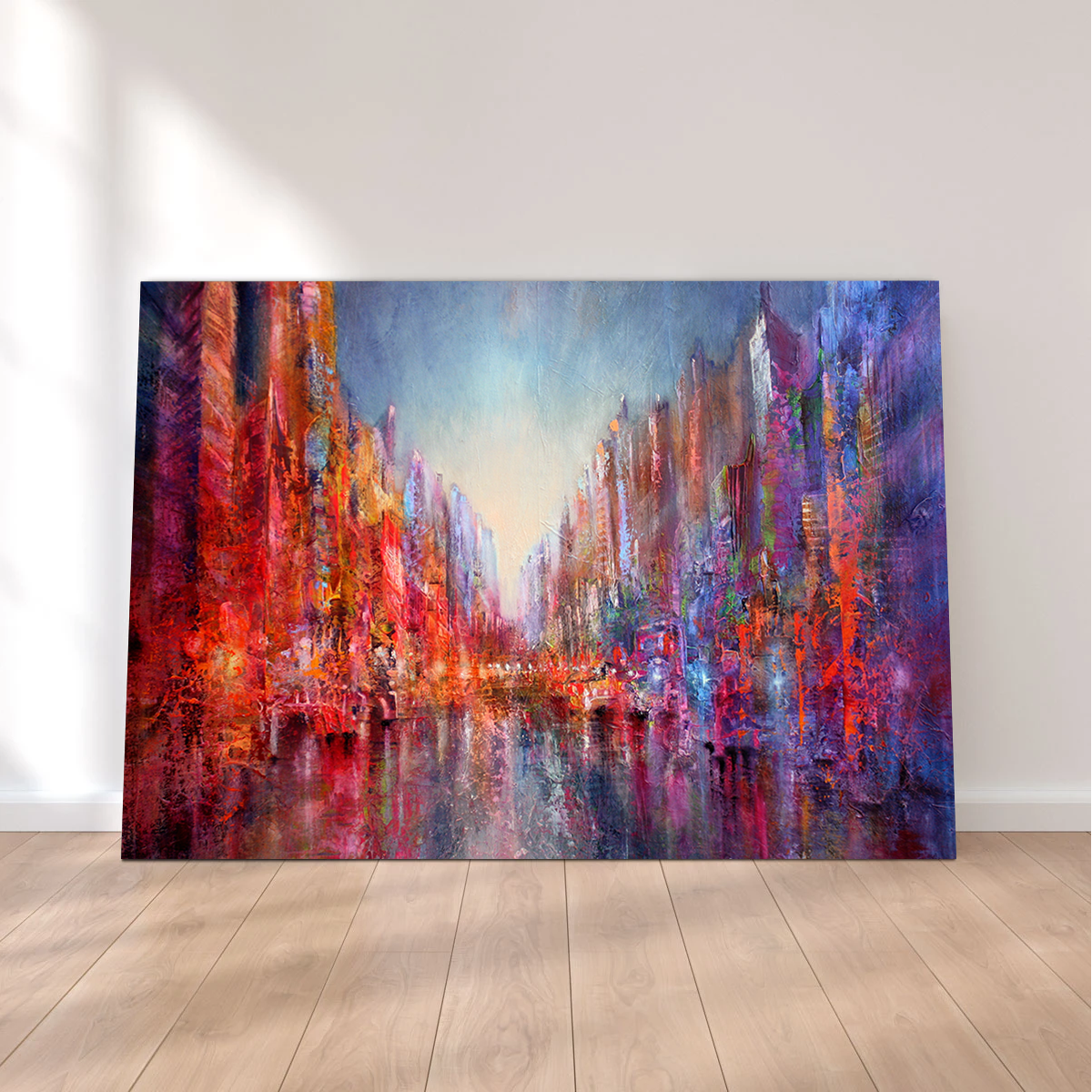 Exquisite Stadt am Fluss Wall Art by Annette Schmucker