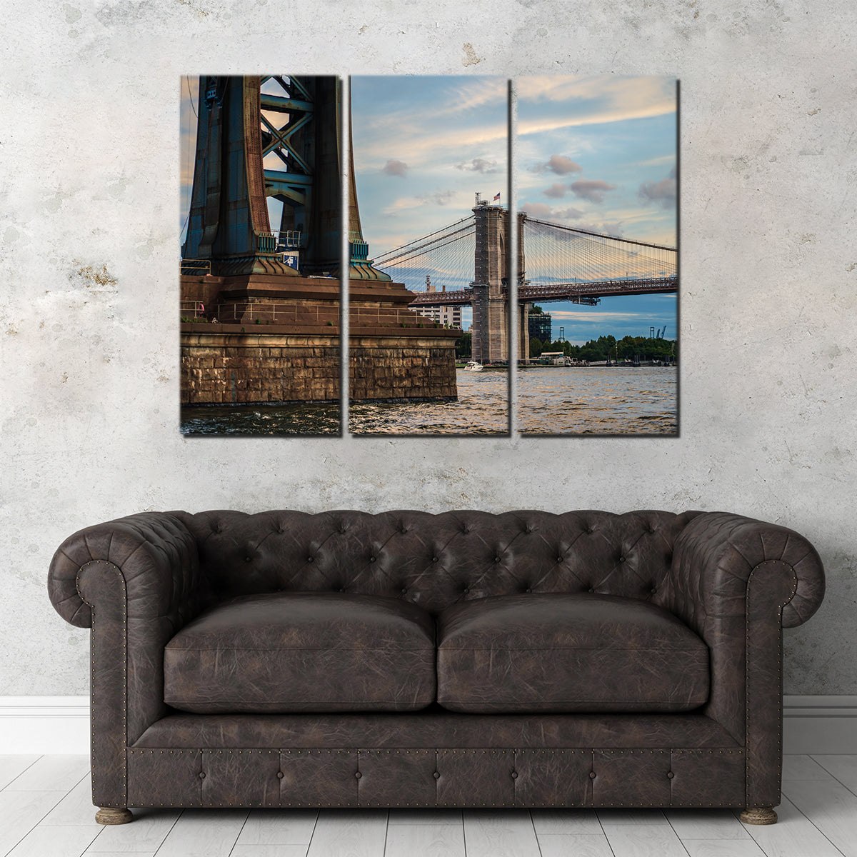 Stunning Dual Bridges Wall Art by Charity Dos Santos