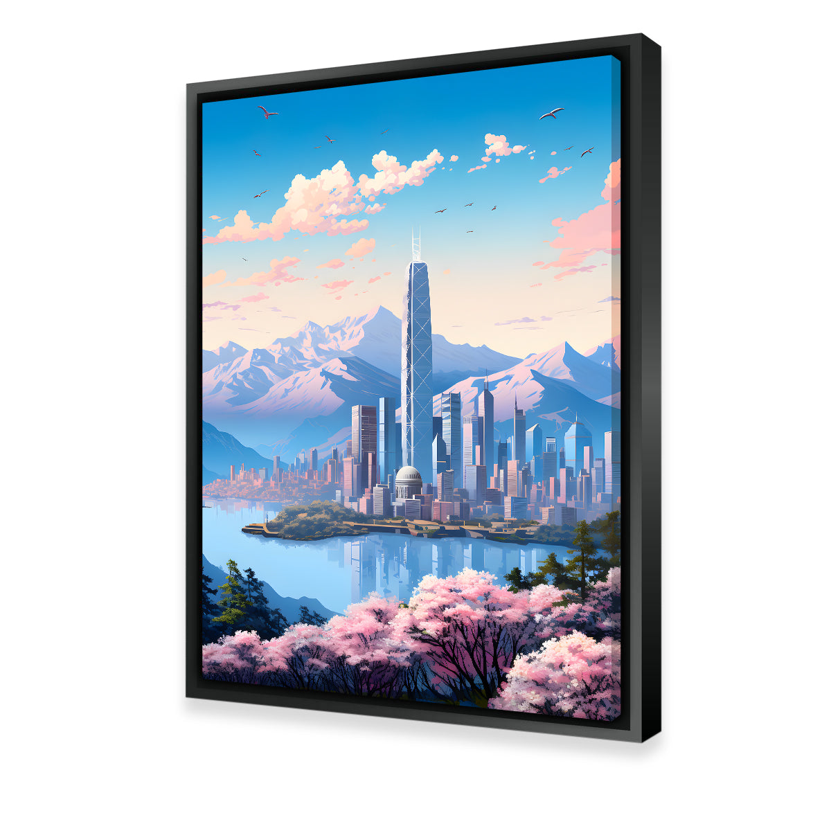 Exquisite China - Hong Kong Wall Art by Valth Graphics