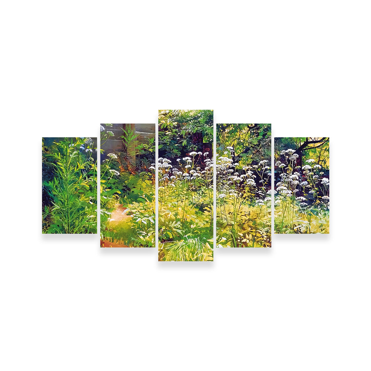 Exquisite Garden Corner Wall Art by Denise Dundon
