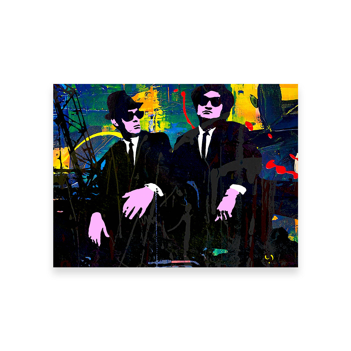 Stunning The Blues Brothers Wall Art by Stephen Chambers