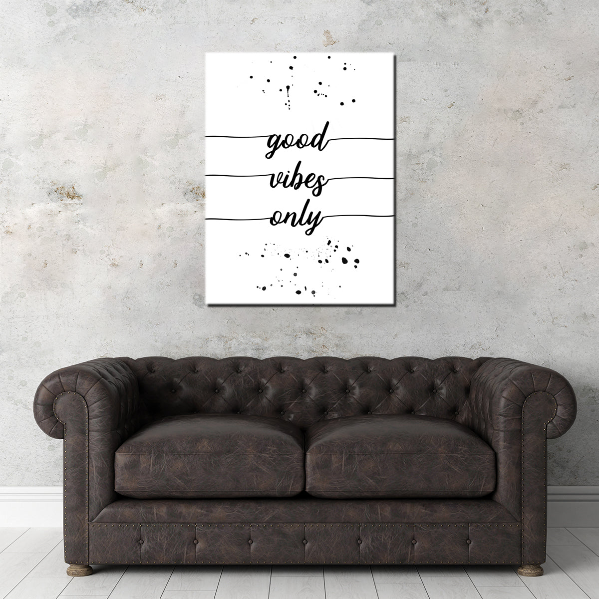 Exclusive Good Vibes Only Wall Art by Melanie Viola