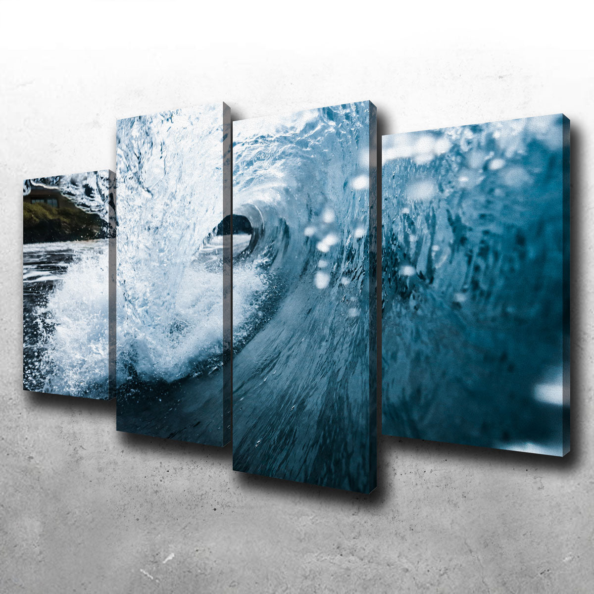 Stunning Blue Barrel Wall Art by Lucas Moore
