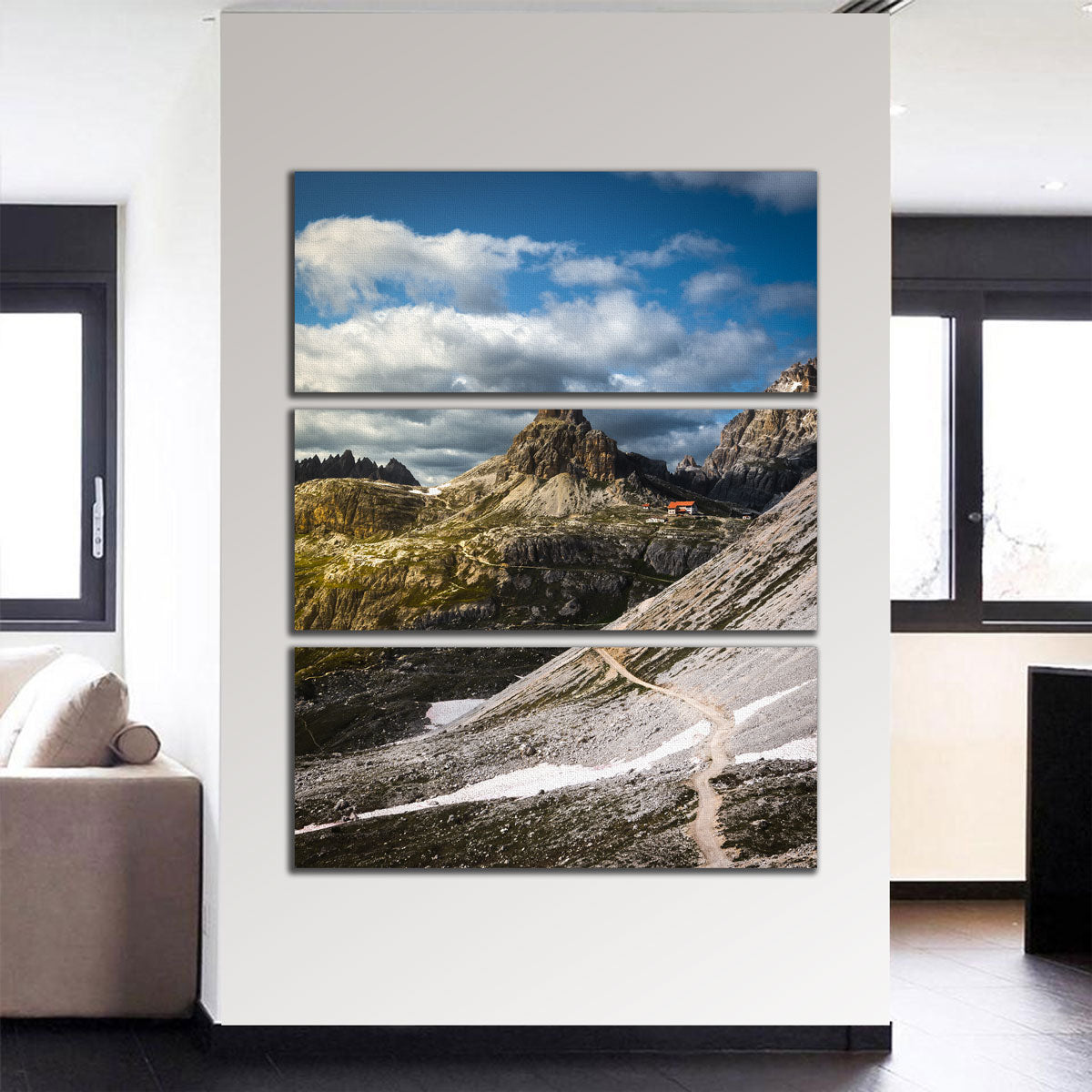 Stunning Rifugio Locatelli Wall Art by Enzo Romano