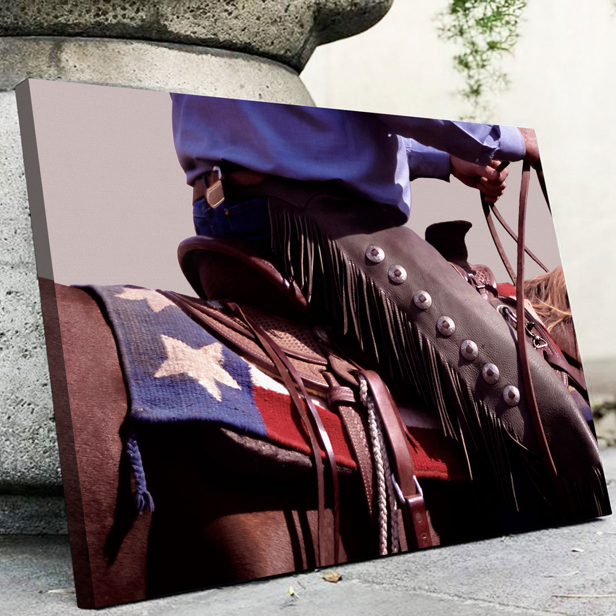 Authentic Texas Cowboy Wall Art for Rustic Decor