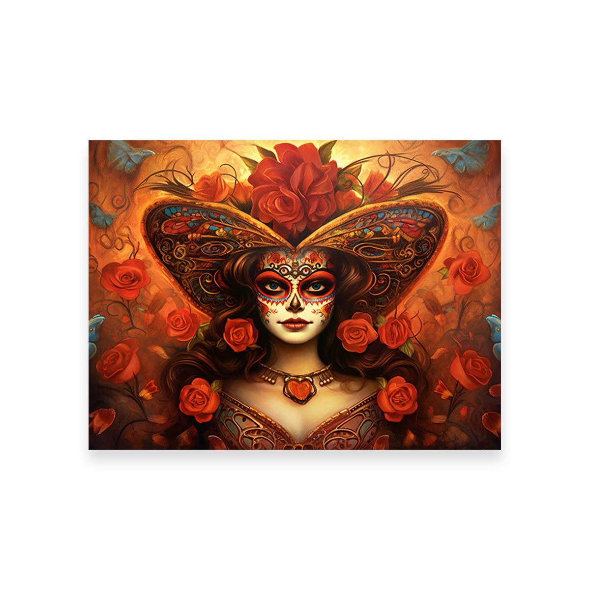 Stunning Day of the Dead Art Canvas Wall Art for Your Home Decor