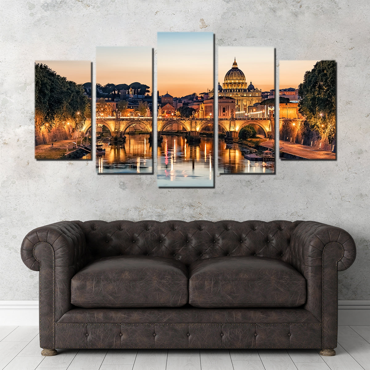 Stunning Rome Sunset Wall Art for Your Home Decor