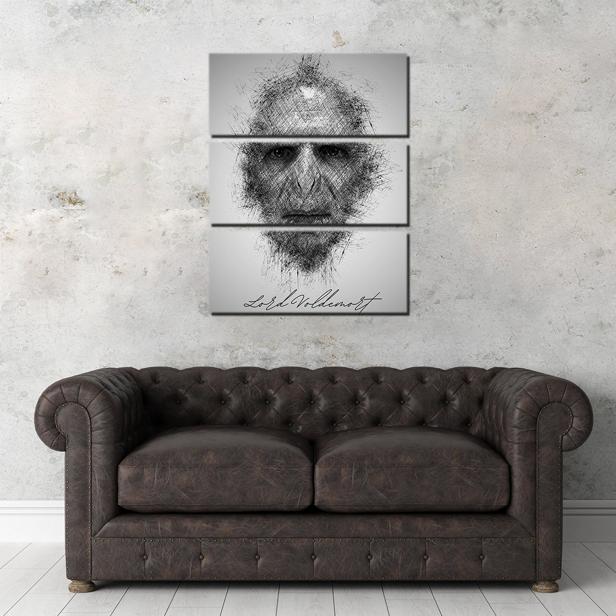 Magical Lord Voldemort Wall Art for Enthusiasts