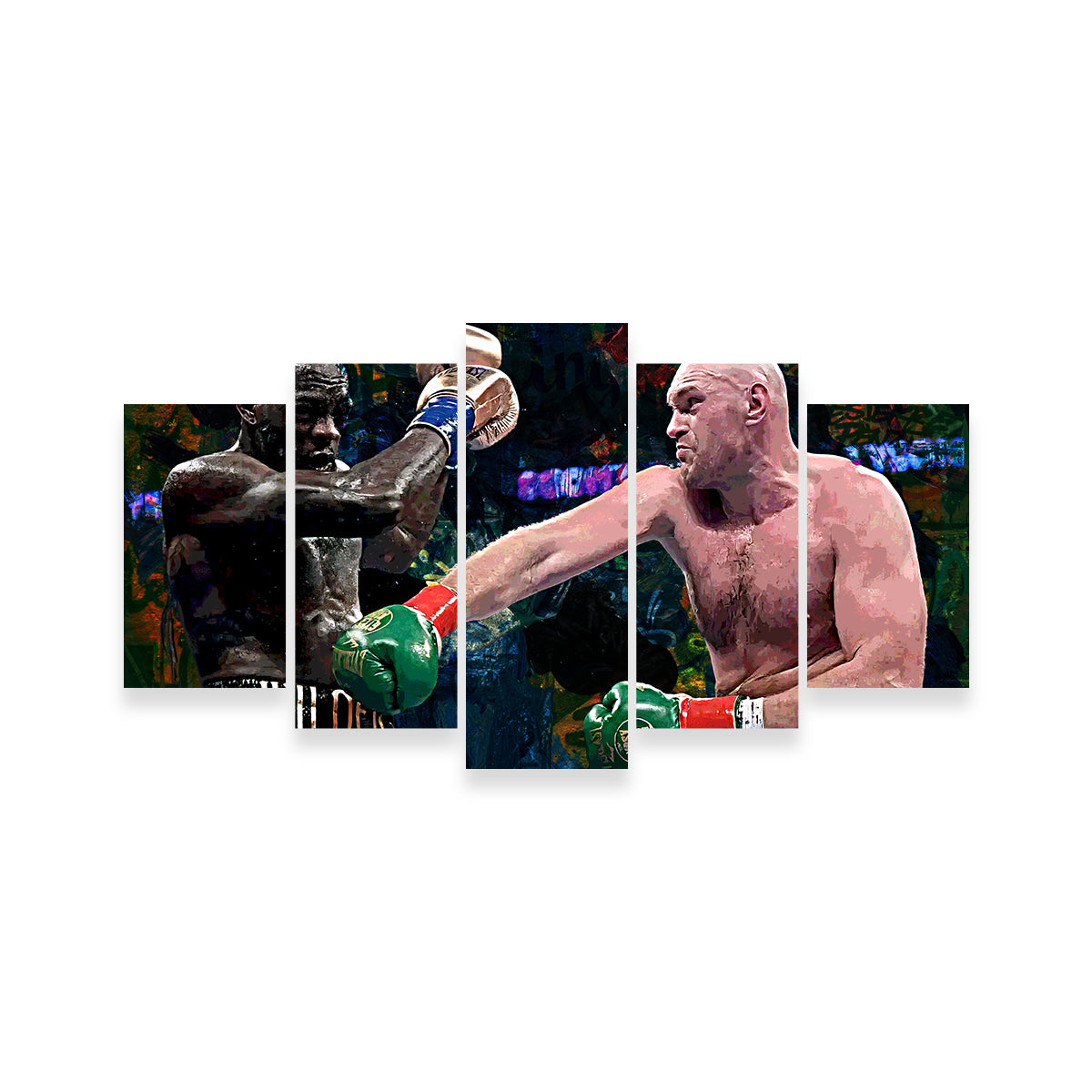 Exclusive Fury Vs. Wilder Wall Art for Stunning Home Decor