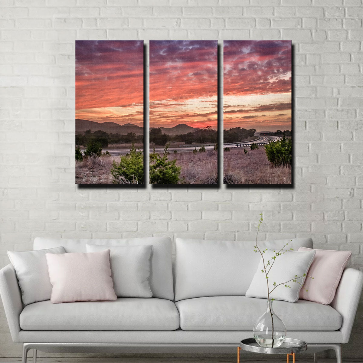 Gorgeous Texas Hill Country Sunset Wall Art for Stunning Home Decor