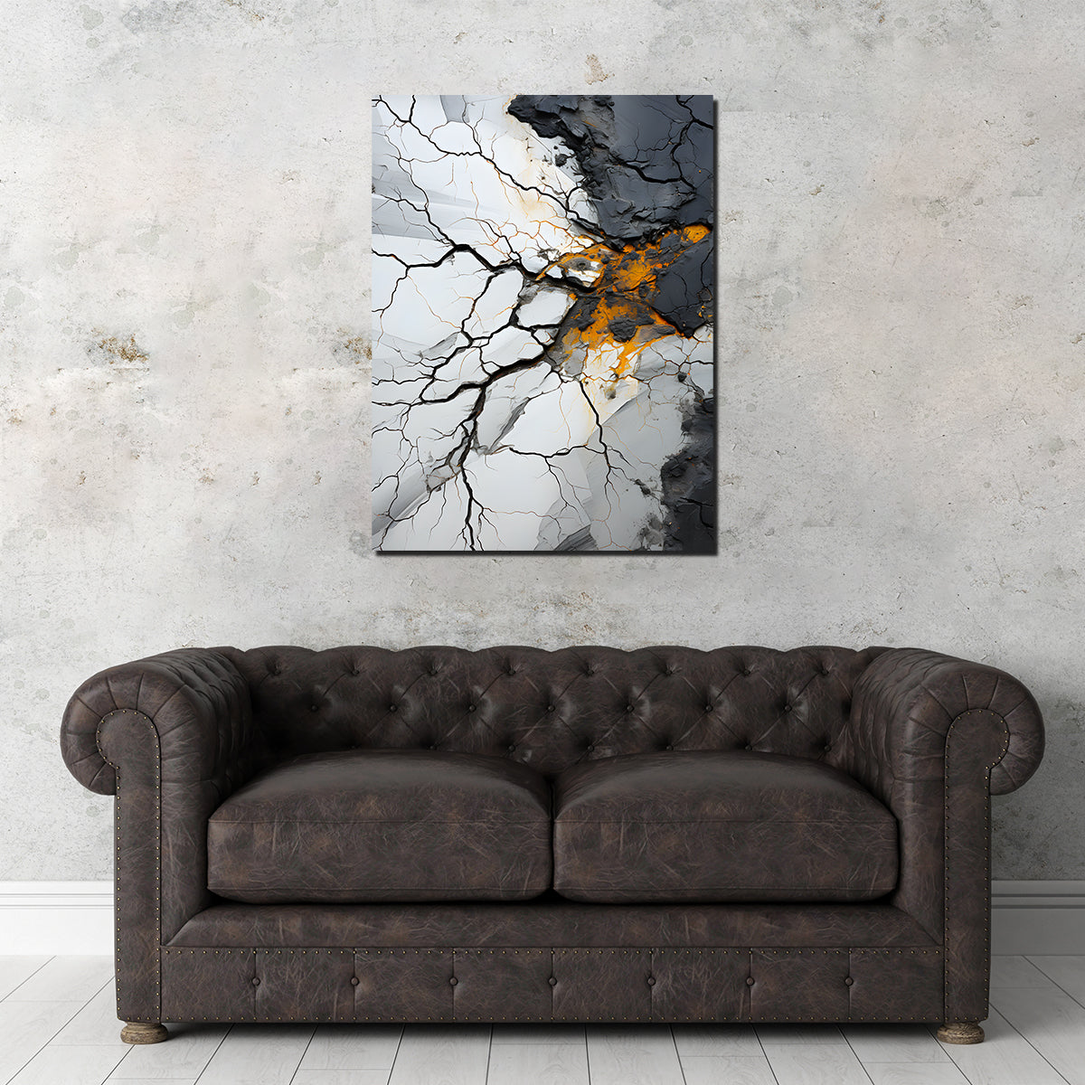 Stunning Abstract - Black Gold Shapes 15 Wall Art for Modern Interiors
