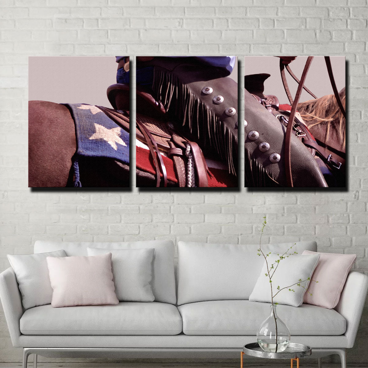Authentic Texas Cowboy Wall Art for Rustic Decor