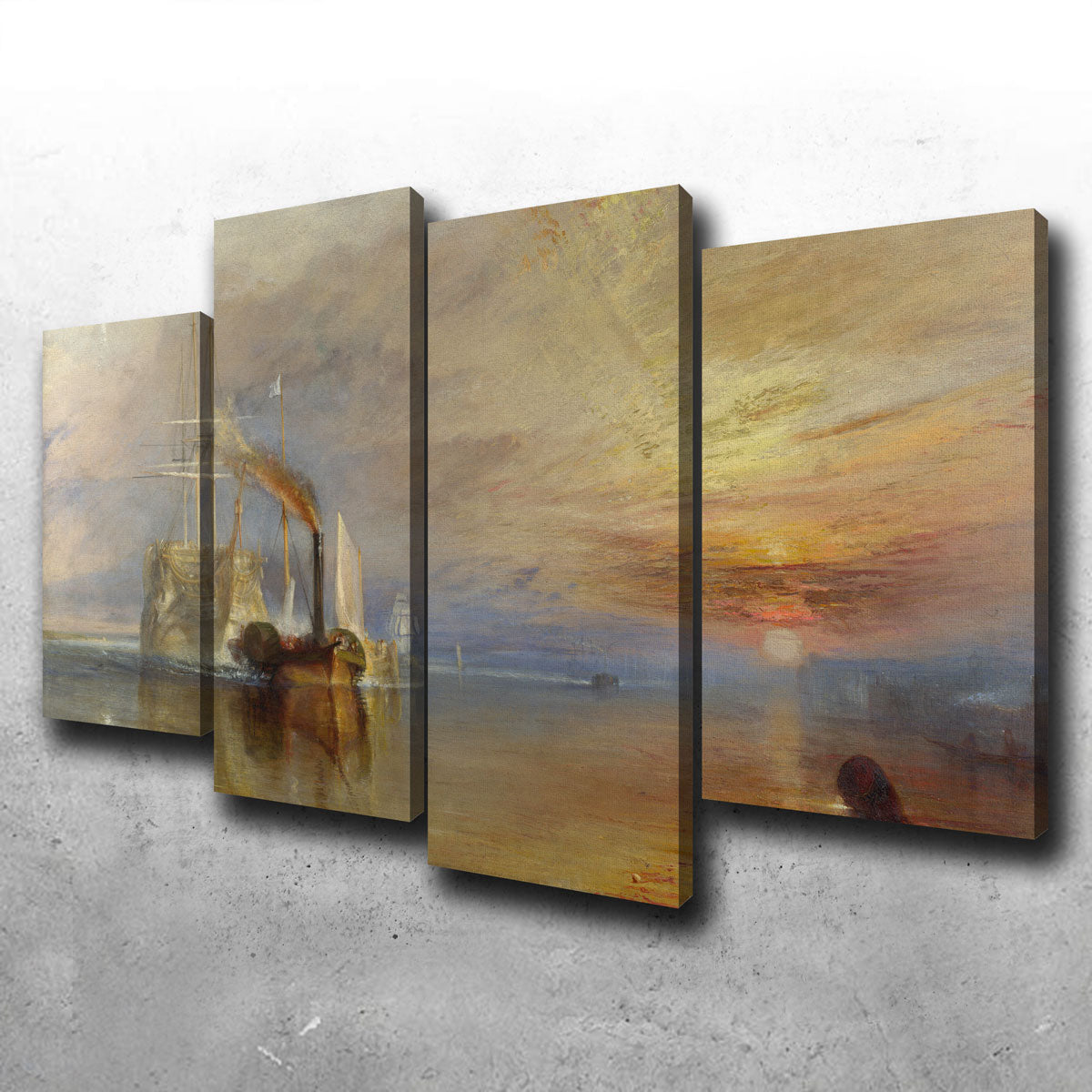 The Fighting Temeraire High - Quality Wall Art by Joseph Mallard William Turner