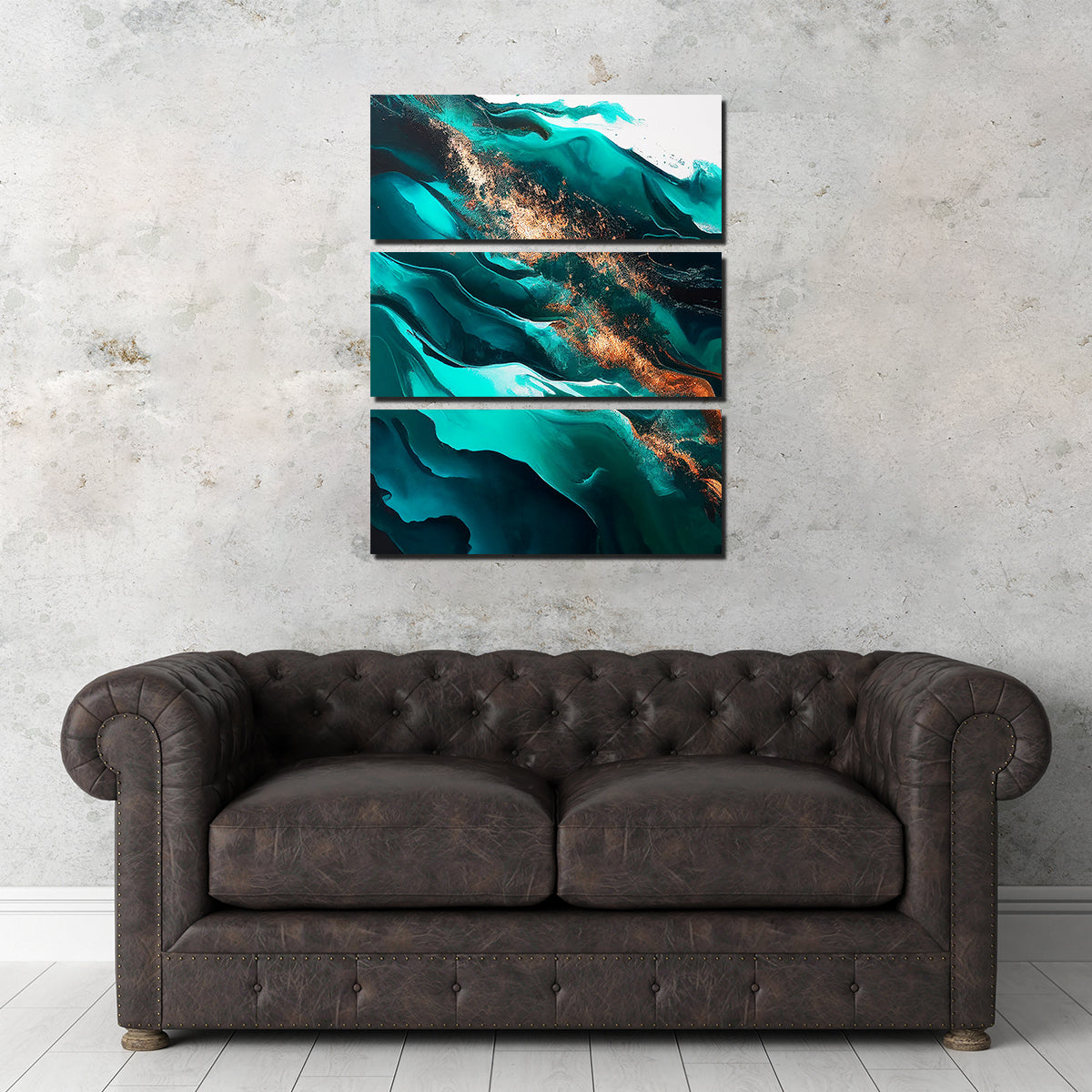 Stunning Coastal Abstract Series 6 Wall Art by Jennifer Hotai