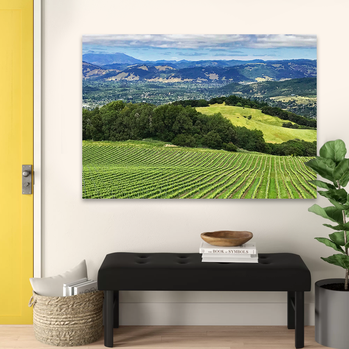 Stunning Rolling Hills and Vineyards of Sonoma County Wall Art for Your Home Decor